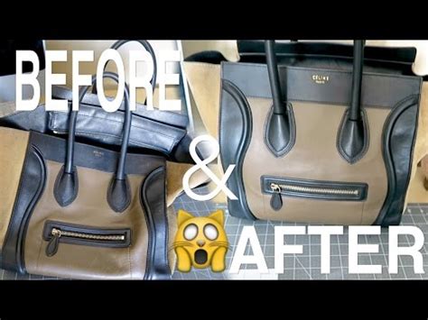 celine smooth leather scratches|LETS FIX MY CELINE BAG EP. 1 .